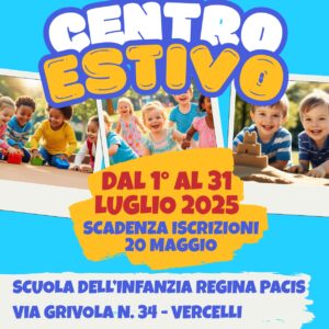 Centro Estivo di VERCELLI Regina Pacis